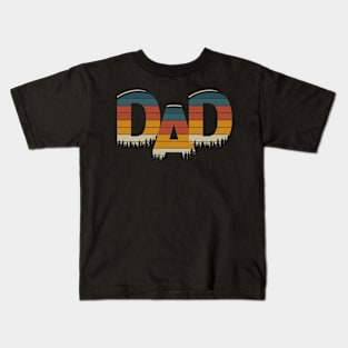 Fathers Day T-Shirt - Forest Trees in the background Kids T-Shirt